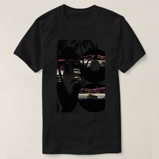Cali Zonsondergangen TShirt (Design voorkant)