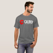 Caliber Comics logo grijs T-shirt (Voorkant volledig)