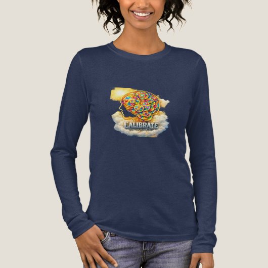 CalibrateMind Hoodie Tri-Blend T-shirt (Voorkant)