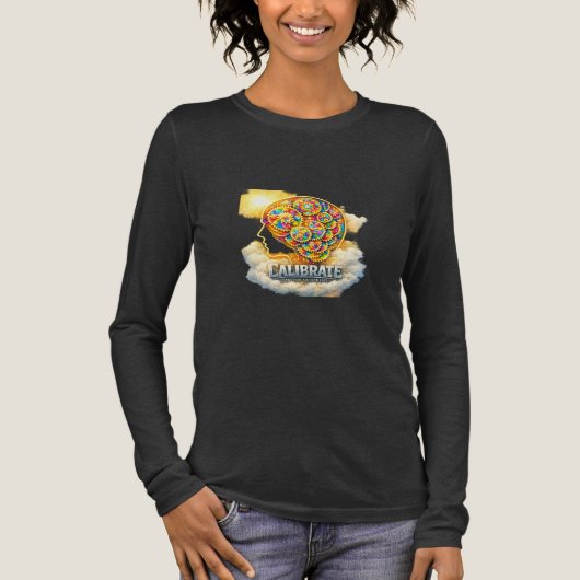 CalibrateMind Tri-Blend Hoodie T-shirt (Voorkant)