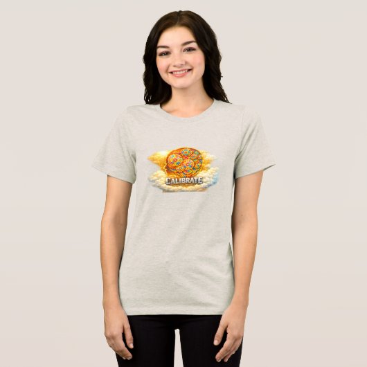 CalibrateMind Tri-Blend T-shirt (Voorkant volledig)