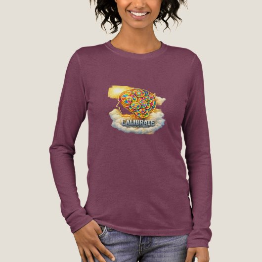 CalibrateMind Tri-Blend T-shirt (Voorkant)