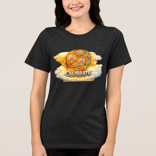 CalibrateMind Tri-Blend T-shirt (Voorkant)