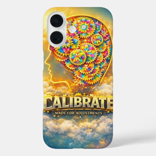 CalibreerGeest Case-Mate iPhone Case (Achterkant)