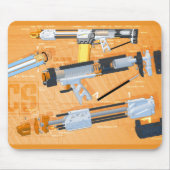 Caliburn geëxplodeerd muismat (Voorkant)