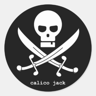 calico-aansluiting ronde sticker