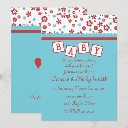 Calico Baby Kaart (Voorkant / Achterkant)