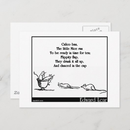 Calico Ban Briefkaart (Voorkant / Achterkant)