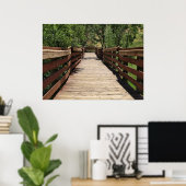 Calico Basin, Red Rock Canyon, Nevada Hiking Trail Poster (Thuiskantoor)