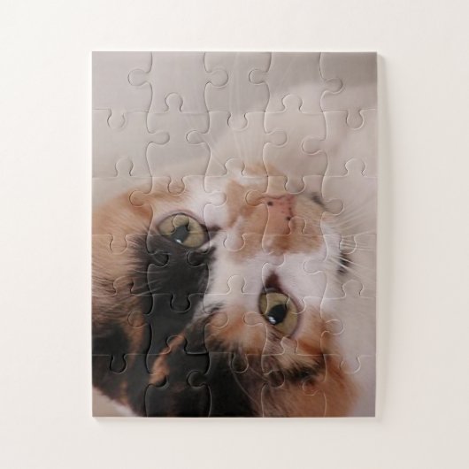 Calico Beauty Cat Legpuzzel (Verticaal)