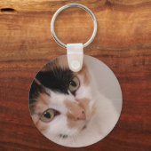 Calico Beauty Cat Sleutelhanger (Voorkant)