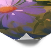 *~* Calico Bloemen Kitten 5:4  Poes Kat AP68 Poster (Hoek)