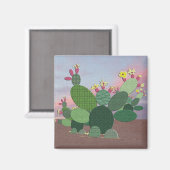 Calico Cactus Magnet (Voorkant / Achterkant)
