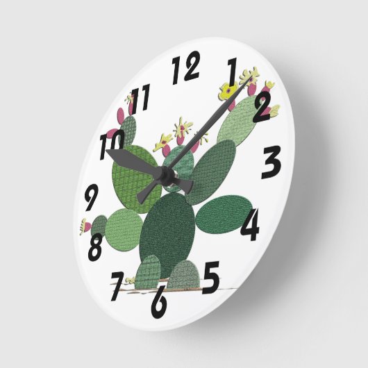 Calico Cactus Ronde Klok (Hoek)