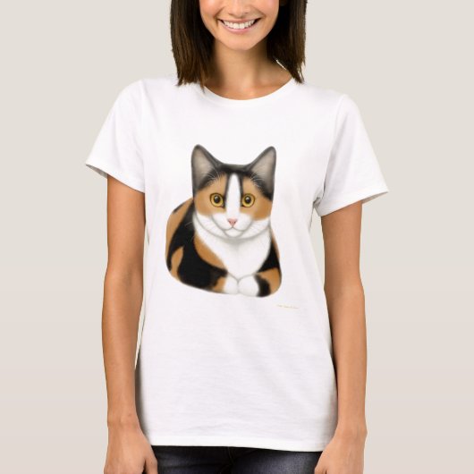 Calico Cat Babydoll Shirt (Voorkant)