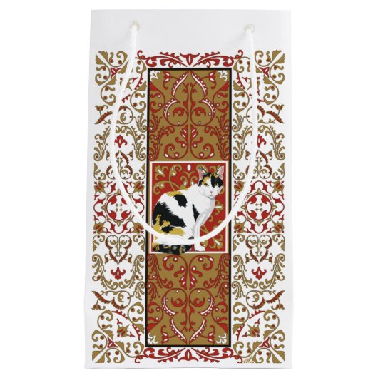 Calico Cat Baroque Klein Cadeauzakje (Voorkant)