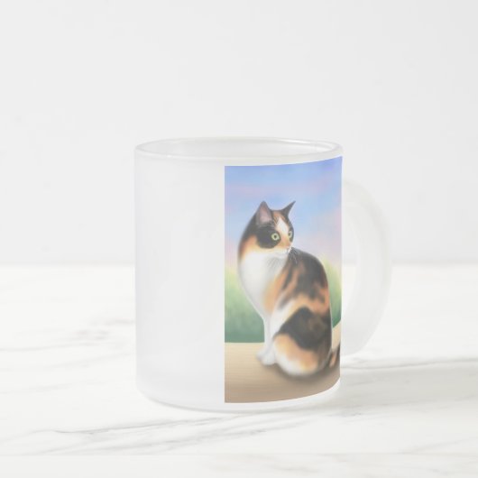 Calico Cat bij de Mok van de Sunset Coffee (Voorkant rechts)