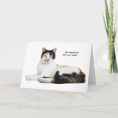 Calico Cat Birthday Card Kaart (Voorkant)