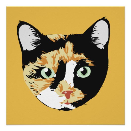 Calico Cat Bonita Perfect Poster (Voorkant)
