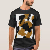 Calico Cat Bont Print T-shirt (Voorkant)
