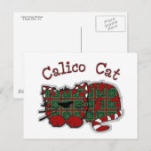 Calico Cat Briefkaart (Voorkant / Achterkant)