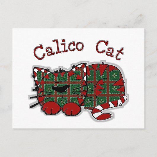 Calico Cat Briefkaart (Voorkant)