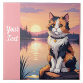 Calico Cat by Lake Tegeltje (Voorkant)