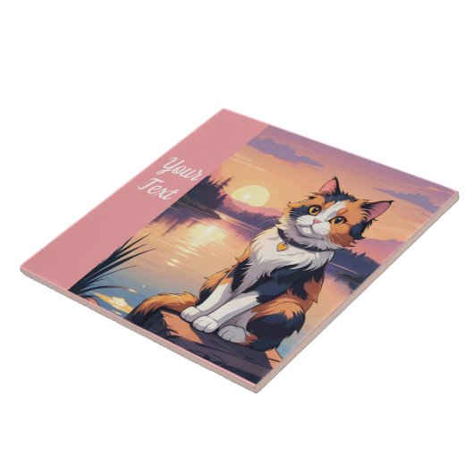 Calico Cat by Lake Tegeltje (Zijkant)