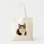 Calico Cat Canvas tas (Voorkant)
