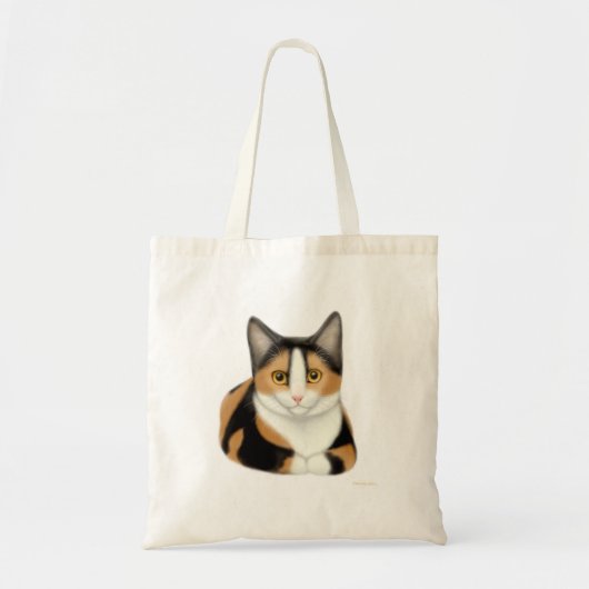 Calico Cat Canvas tas (Voorkant)