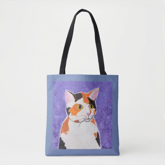 Calico Cat Canvas tas (Voorkant)