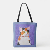 Calico Cat Canvas tas (Achterkant)