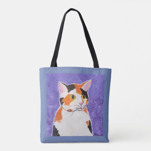 Calico Cat Canvas tas (Achterkant)
