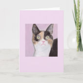 Calico Cat Card Kaart (Voorkant)