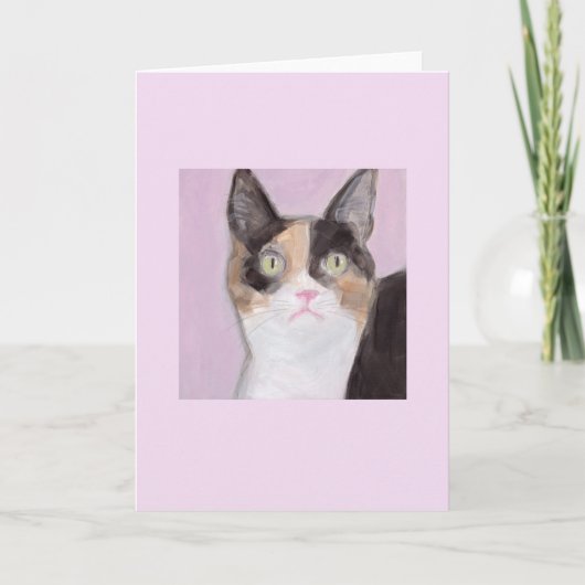 Calico Cat Card Kaart (Voorkant)