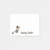 Calico Cat Cartoon Post-It Notes (Voorkant)