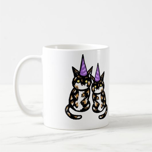 Calico Cat Celebration Mug Koffiemok (Links)