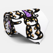 Calico Cat Celebration Tie Stropdas (Opgerold)