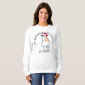 Calico Cat Christmas KiniArt Sweatshirt (Voorkant volledig)