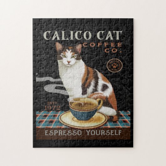 Calico Cat Coffee Company 2 Legpuzzel (Verticaal)
