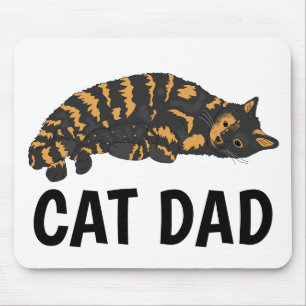 CALICO CAT DAD MOUSEPAD MUISMAT