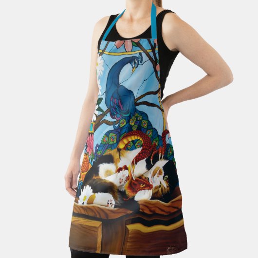 Calico Cat Dragon Red Schort (Insitu)