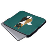 Calico Cat Electronics Bag Laptop Sleeve (Voorkant onderkant)