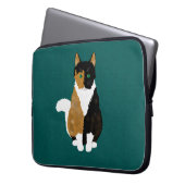 Calico Cat Electronics Bag Laptop Sleeve (Voorkant Links)