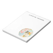 Calico Cat en Cherry Blossom | Jouw namen toevoege Notitieblok (Linkerzijde)