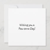 Calico Cat en Folk Art Zonnebloemen (Achterkant)