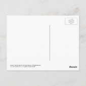 Calico Cat en Teddy Bear | Kat art Briefkaart (Achterkant)