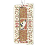 Calico Cat Fancy Rood en Goud Design Luchtverfrisser (Links)