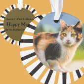 Calico Cat First Christmas Ornament