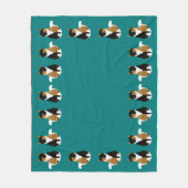 Calico Cat Fleece Blanket (Voorkant)